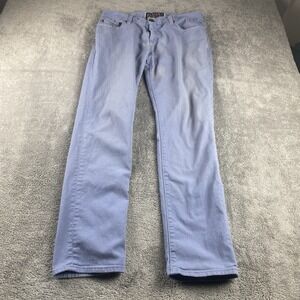 Levis The Original Jean 511 Skinny Jeans Mens 36x32 Purple Blue Light Mid VTG